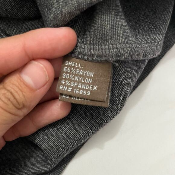 J.McLaughlin Pockets Grey Solid Minimalist Basic Career Office Dress Size Medium - Picture 6 of 8